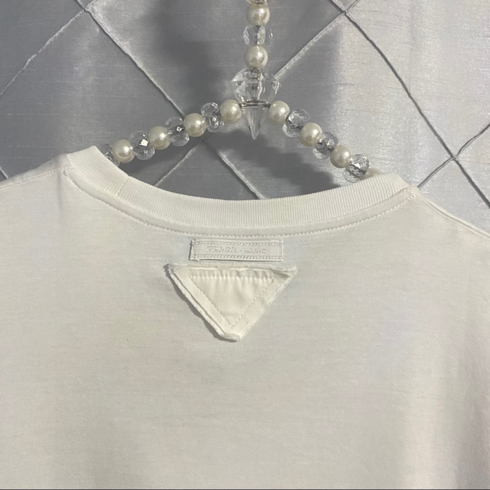 Prada Cotton-Jersey T-Shirt - Picture 10 of 10